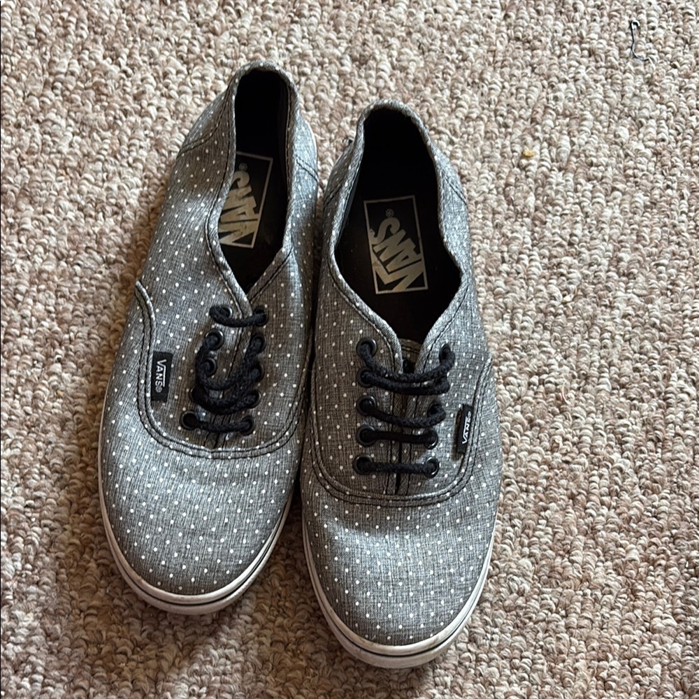 Vans Gray Sneakers Classic Low-Top Design